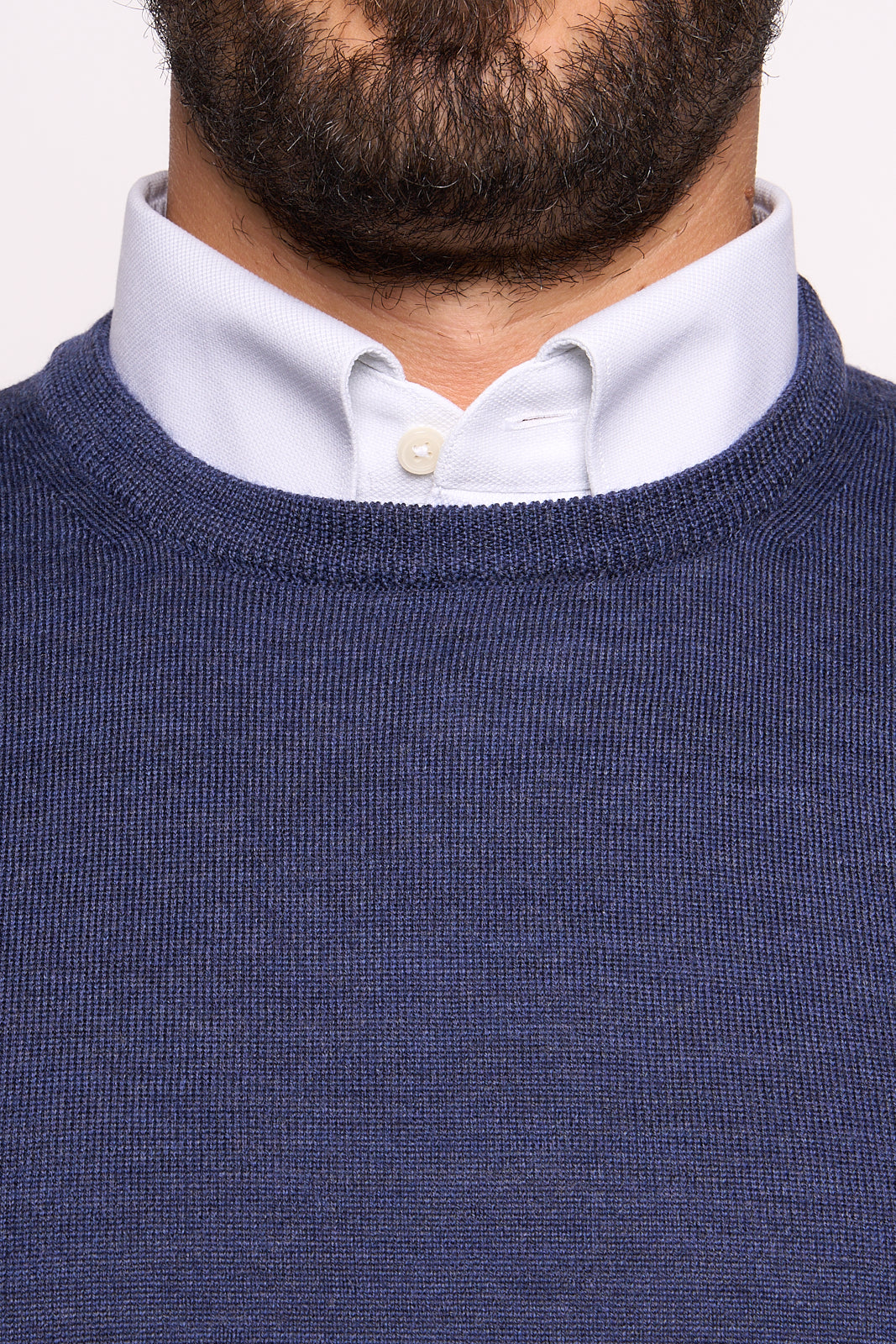 Maglione in Lana Merinos Blue Jeans