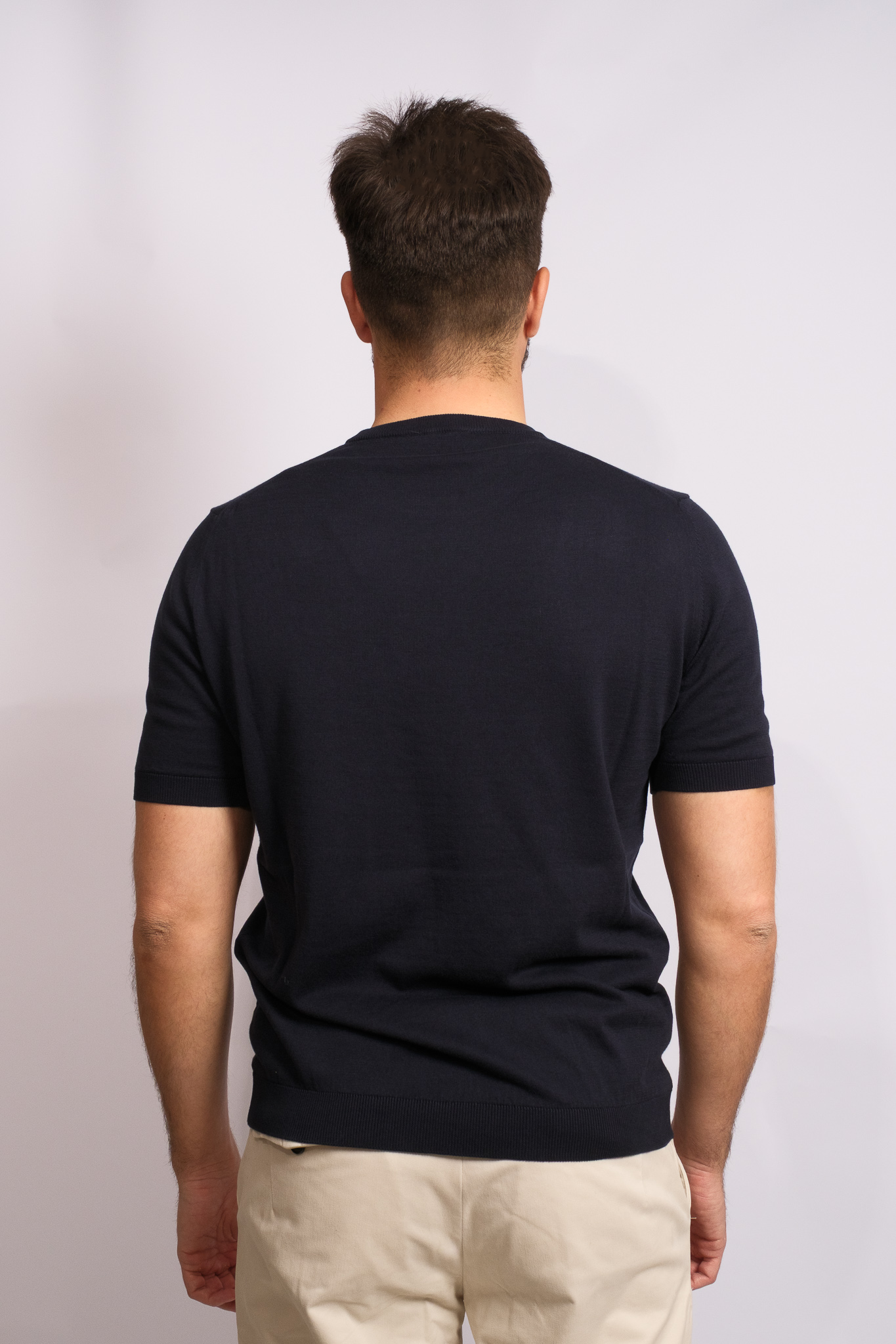 Polo Crew Neck Navy Blue
