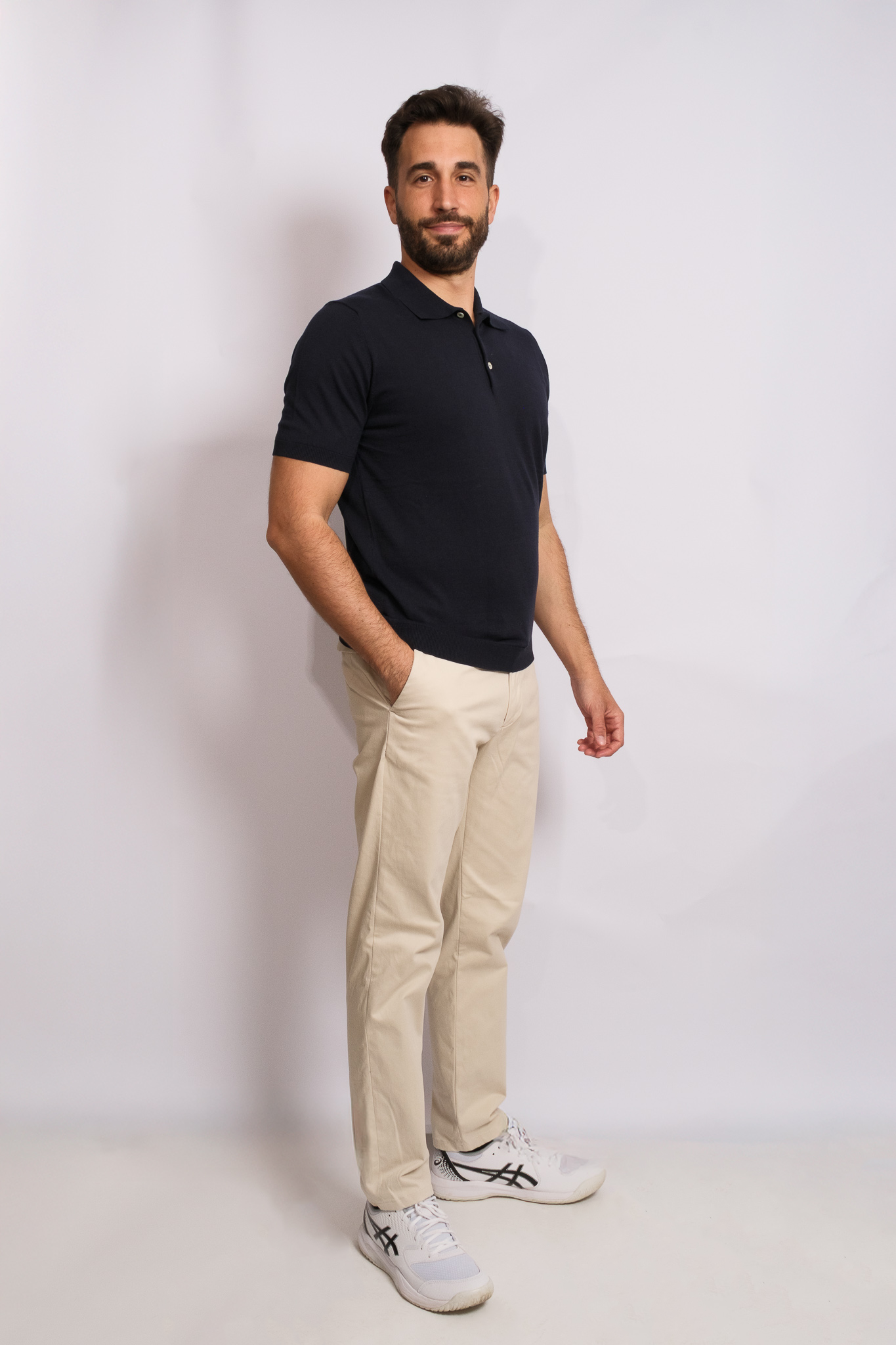 Classic Navy Blue Polo