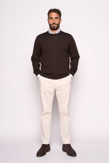 Maglione in Lana Merinos Castoro Ottawa