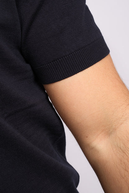 Polo Crew Neck Navy Blue