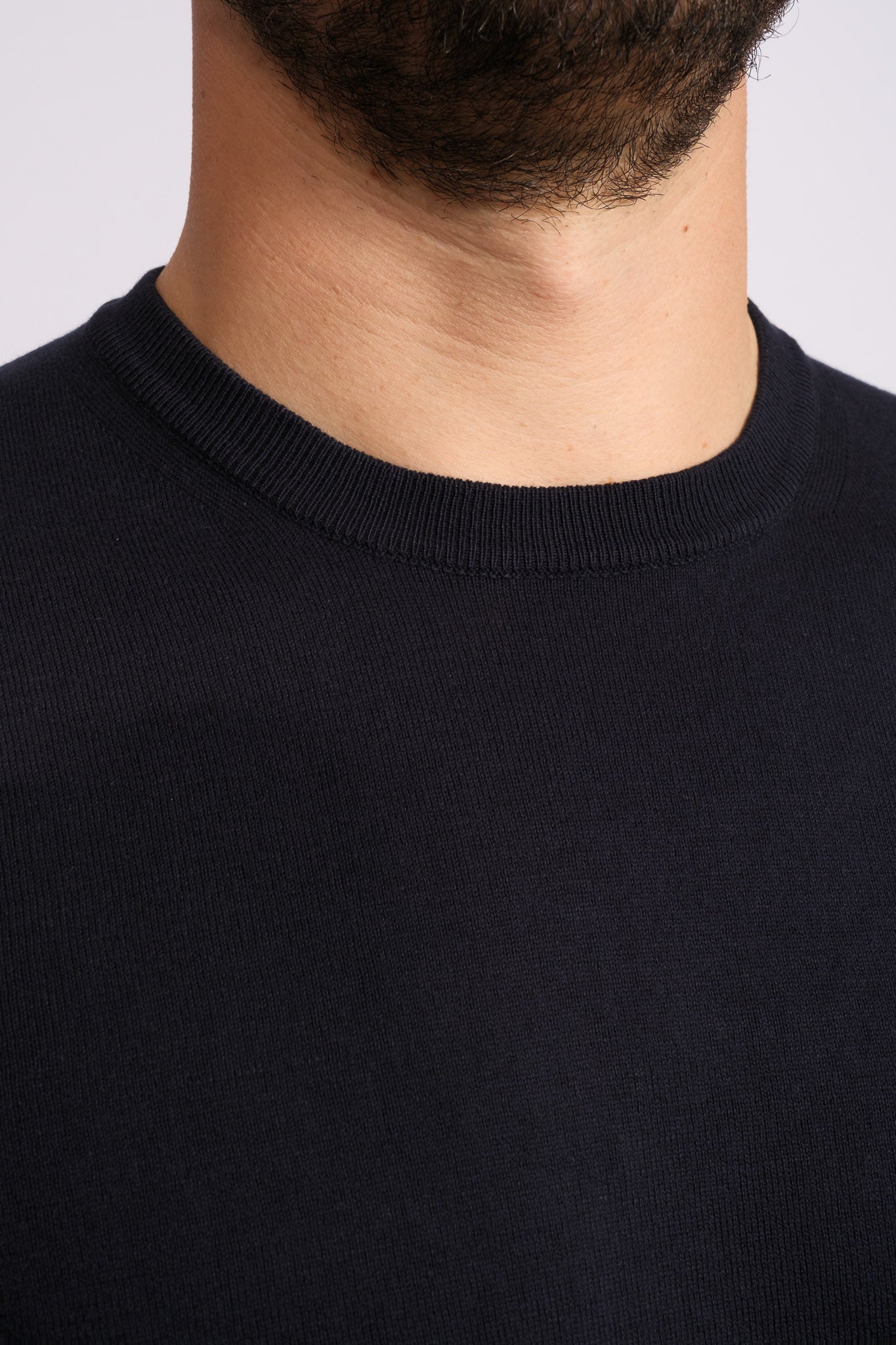 Polo Crew Neck Navy Blue