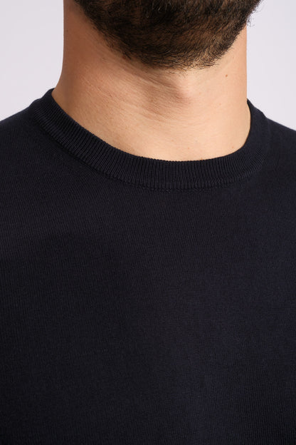 Polo Crew Neck Navy Blue